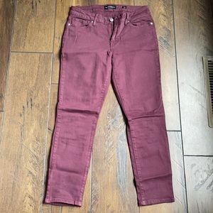 Lucky Brand pants color maroon like new hardly worn size 8/29